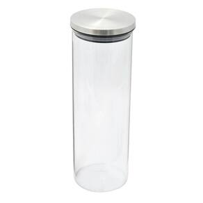 Pote De Vidro Hermético Borossilicato Redondo Grande Inox