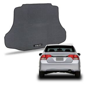 Tapete Porta Malas para New Civic 2007 2008 2009 2010 2011 2012 Borracha Bordado Automotivo