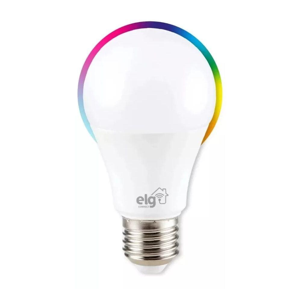 Lampada Led Inteligente Rgb Wifi ELG 10w Alexa Google