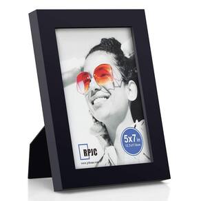 Porta-retratos RPJC de madeira maciça de 5x7 polegadas com gel de alta definição
