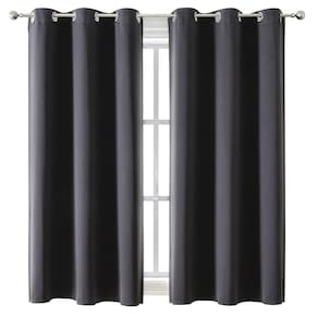 Cortinas ChrisDowa Grommet Blackout 2 painéis 107x160cm escuras