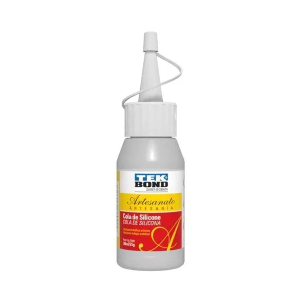 Cola De Silicone Líquida Tekbond Para Artesanato 30Ml / 25G
