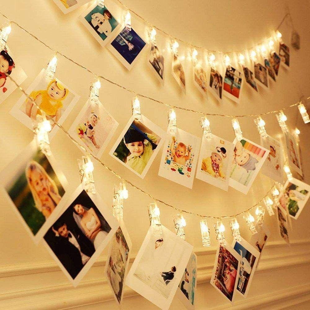 String Lights Dopheuor Photo Clip LED operado por bateria