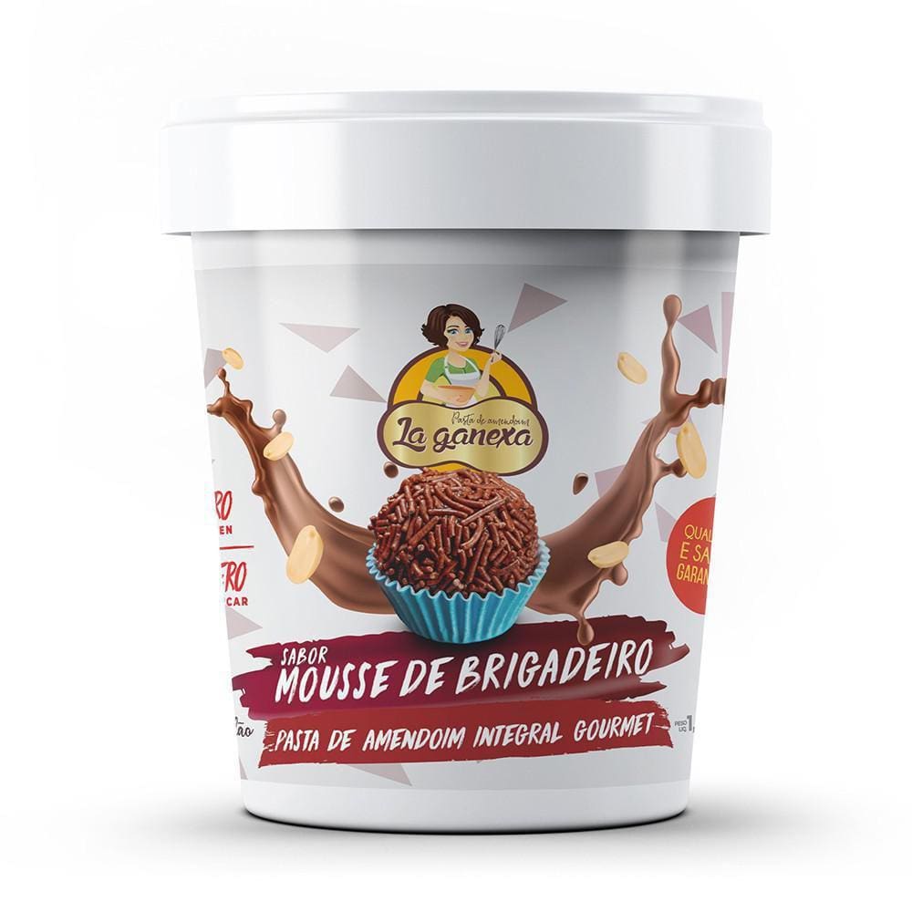 Pasta de Amendoim Gourmet Brigadeiro 450g Sem Açúcares