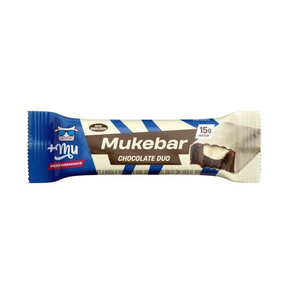 Barrinha Mukebar 60G - Sabor: Chocolate Duo