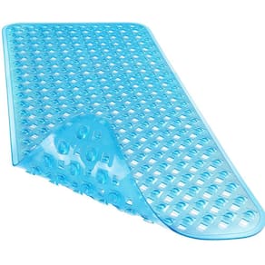 Tapete de banheira Yimobra , antiderrapante, 88x39cm, azul limpo