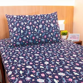 Jogo de Cama Portallar Solteiro 2 peças Doce Vida Kids Monstrinhos