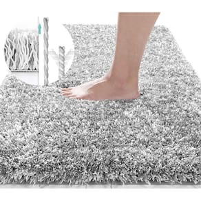 Tapetes de banheiro Yimobra Luxury Shaggy Bath Tapetes 43x60cm Light