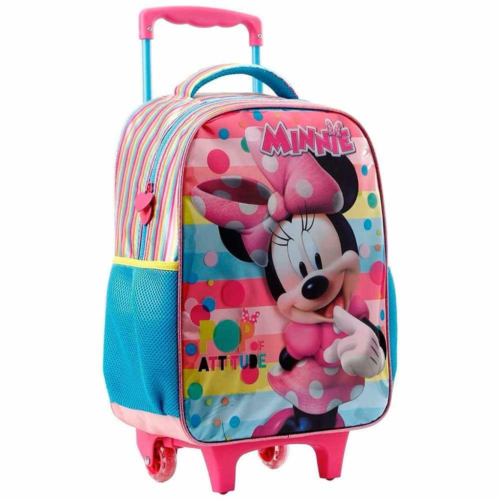 Mochila de Rodinhas Infantil - Disney - Minnie Mouse S - Xeryus