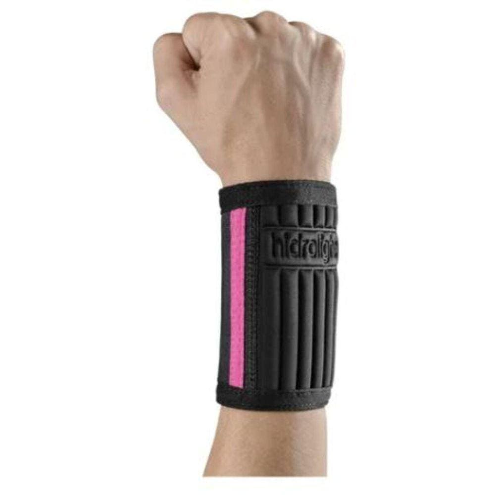 Munhequeira Cross Training Ajust Rosa/Preta Par Hidrolight