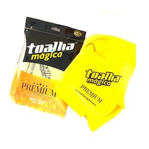 Toalha Mágica Premium Pro Fixxar 60x40cm Pano Amarelo