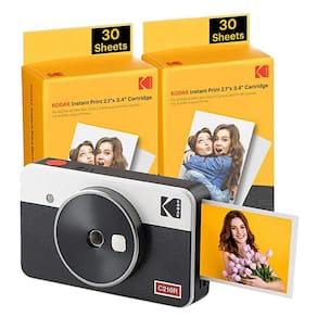 Câmera e Photo Printer Instantânea Mini Shot 3 Retrô Kodak Branca - PM00S127A0