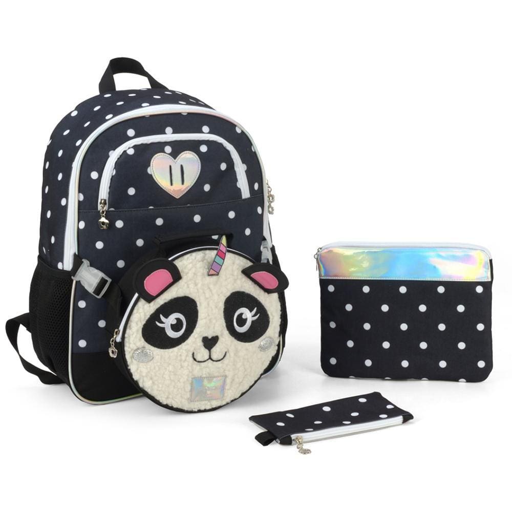 Mochila de Costas Luxcel Up4You Panda Preto