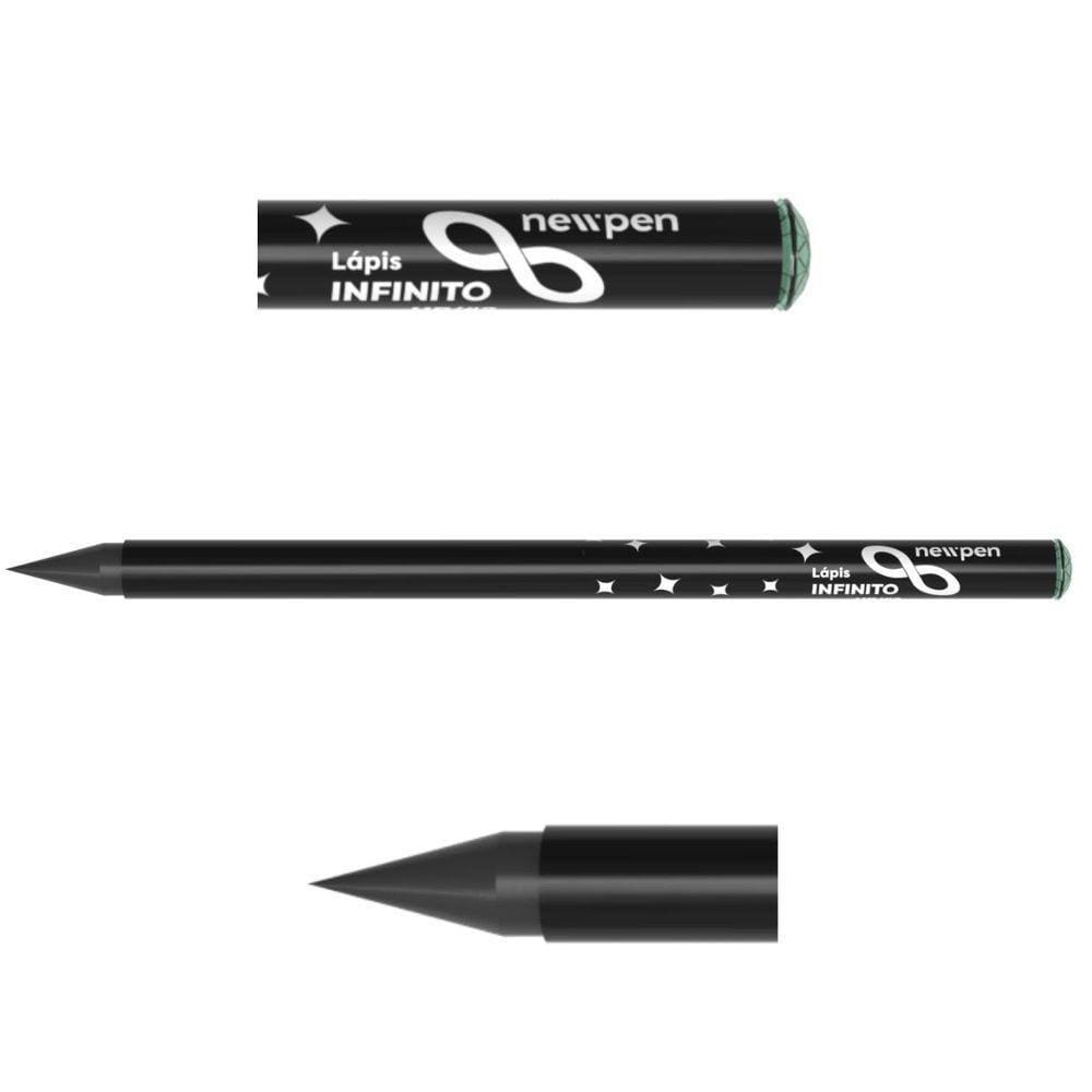 Lapis Infinito Hb2 Black - Edição Diamante Verde - Newpen