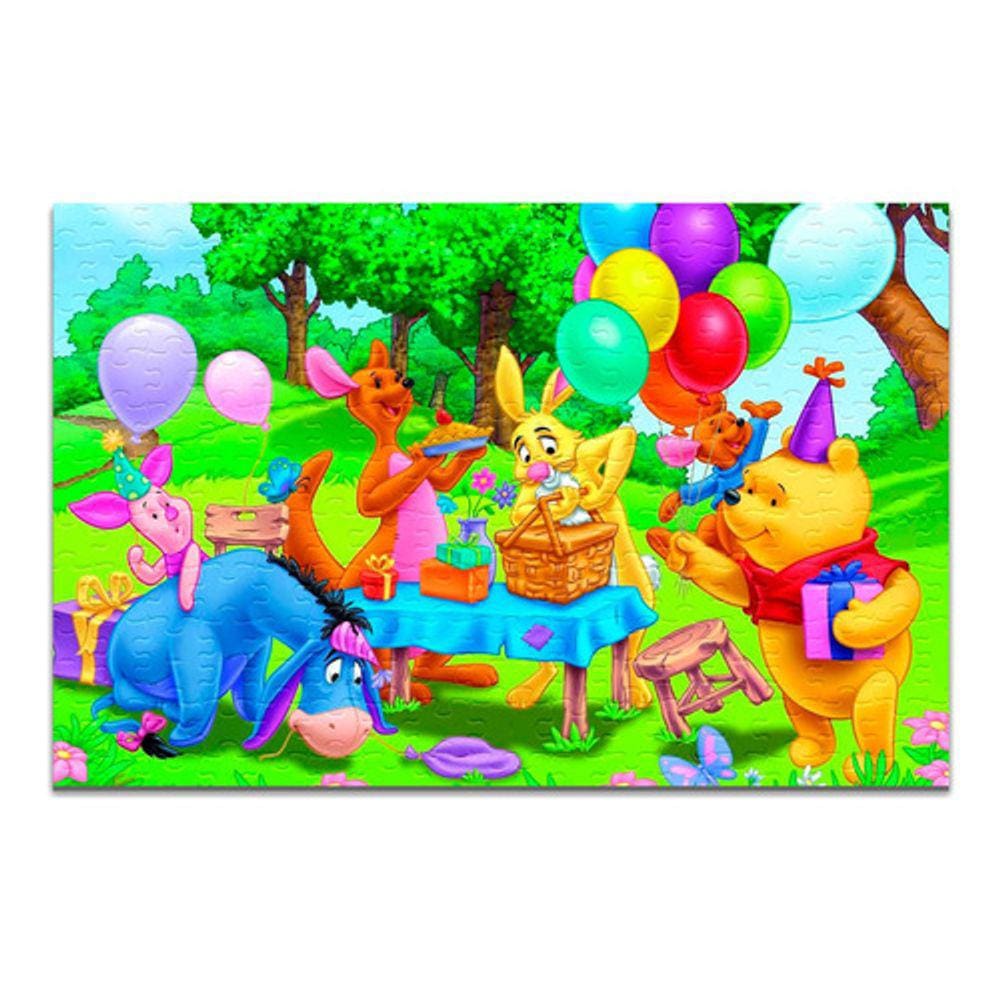 Quebra Cabeça Ursinho Pooh Personalizado 120 Peças 002
