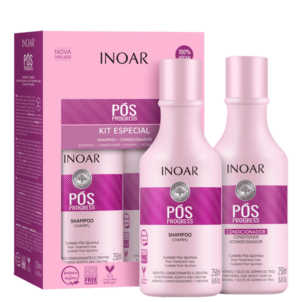 Inoar Pós Progress - Kit Duo 250ml