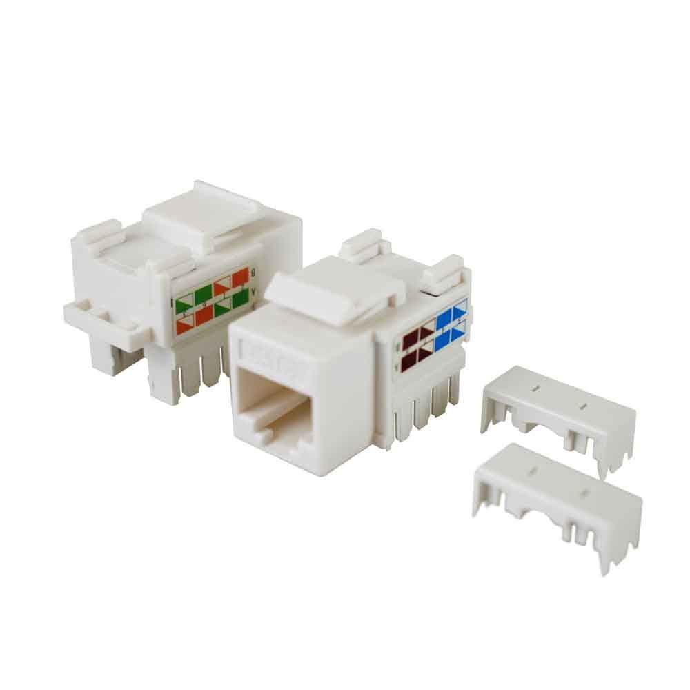 Keystone EVUS C-101 RJ-45 Femea CAT5E Branco