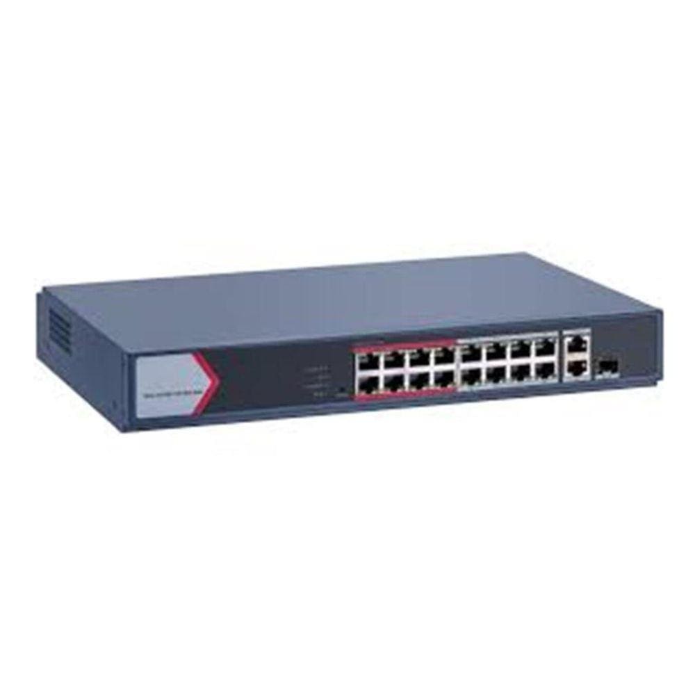 Switch Hikvision Metalico DS-3E1318P-EI/M  16 Portas Poe  FAST ETHERNET