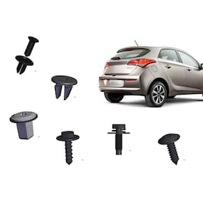 Kit Presilha Parachoque Hb20 2012 A 2019 Traseiro Menos Hb20