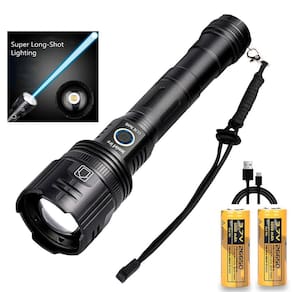 Lanterna P50 Com Led T9 Mais Forte Do Mundo Recarregavel Usb