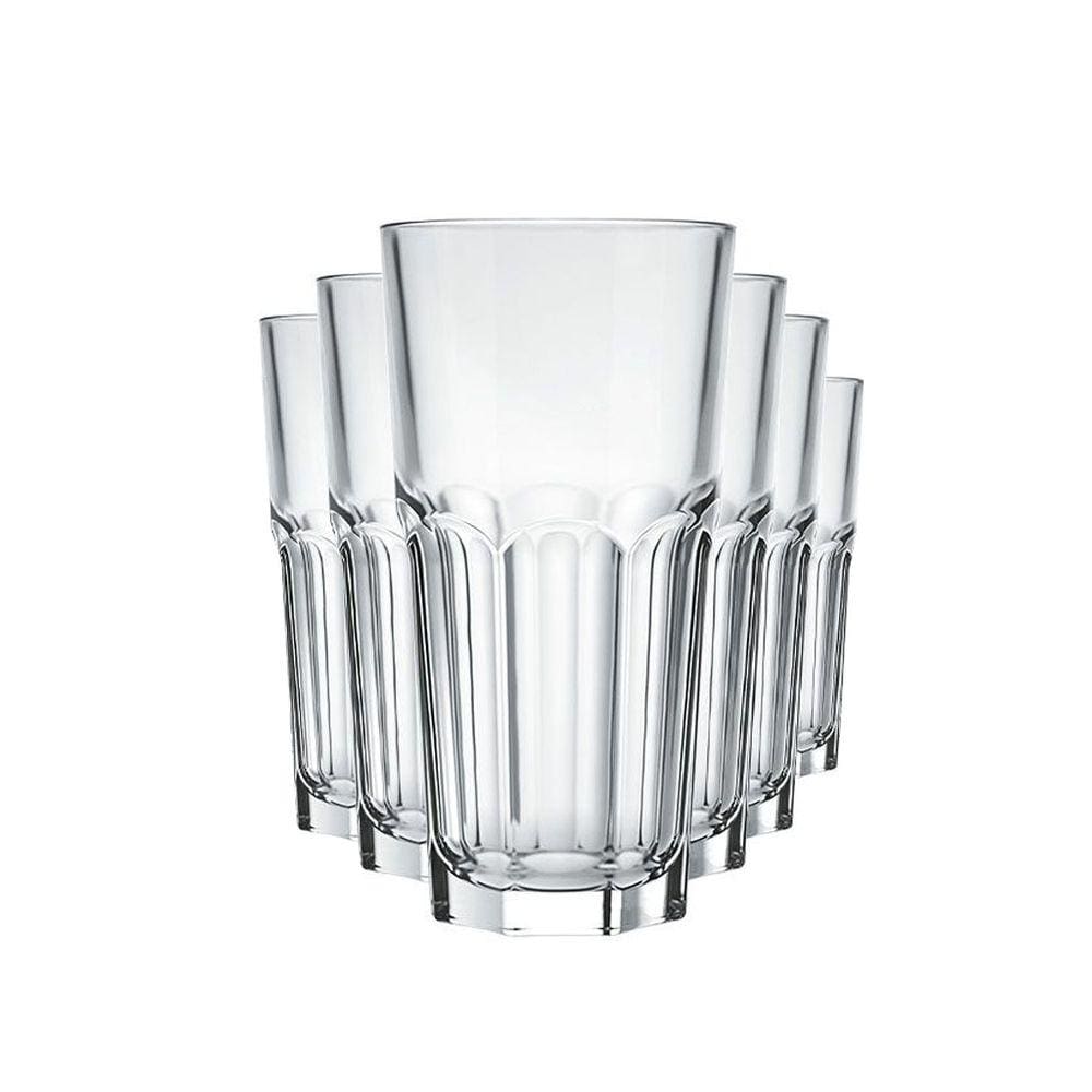 Jogo com 6 Copo Bristol Long Drink 340ml Nadir Figueiredo