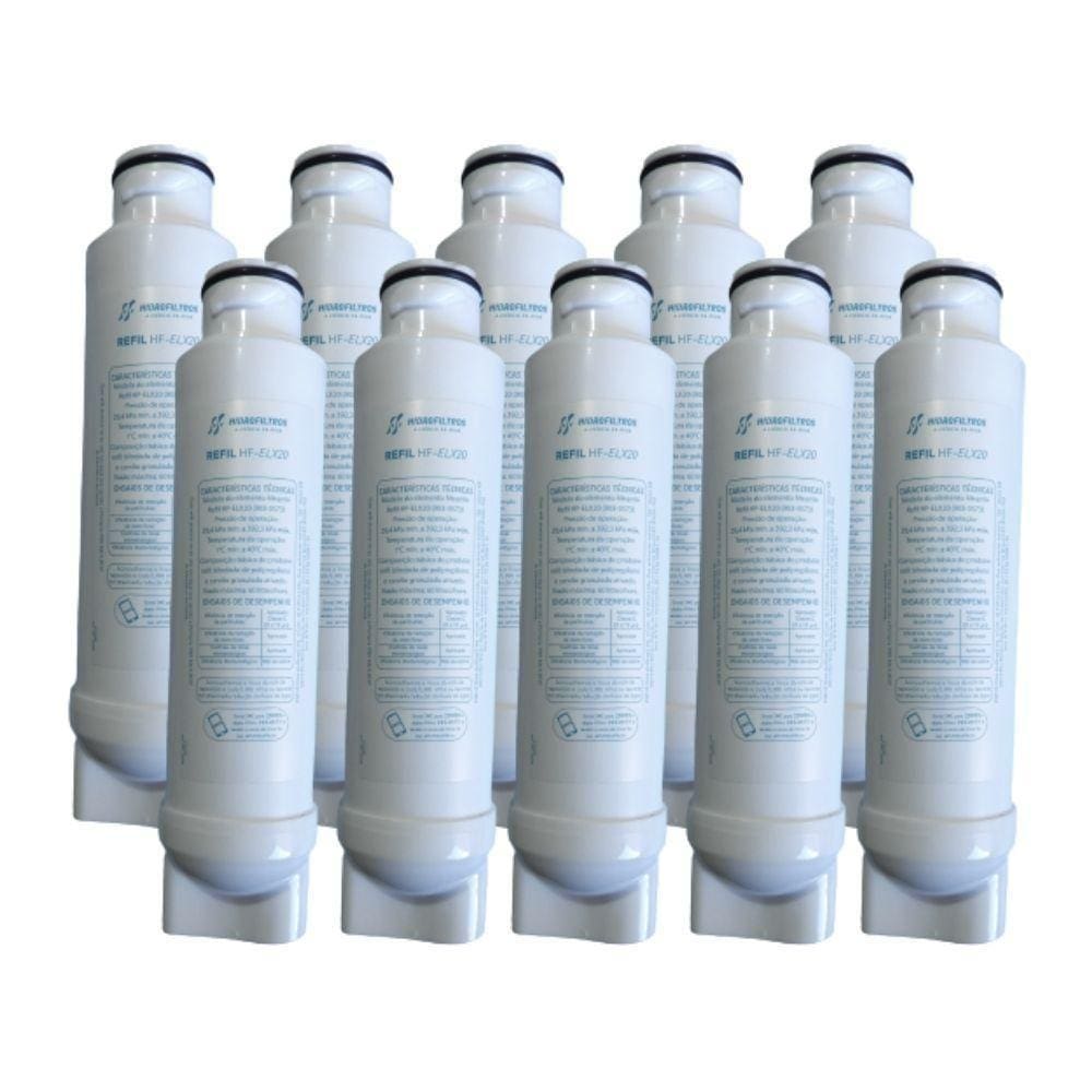 Kit 10 Refil Filtro Purificador Electrolux, Pe10B Pe10X