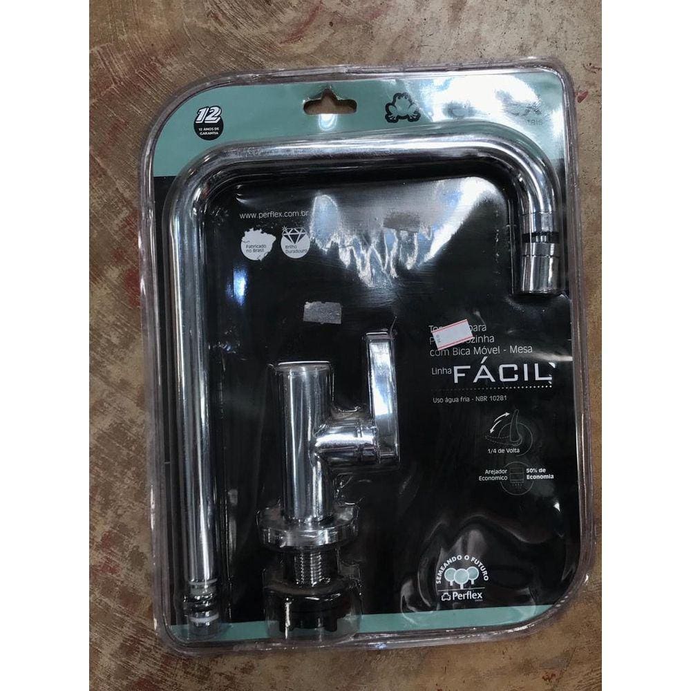 Torneira De  Cozinha  Bm Mesa Facil - Perflex