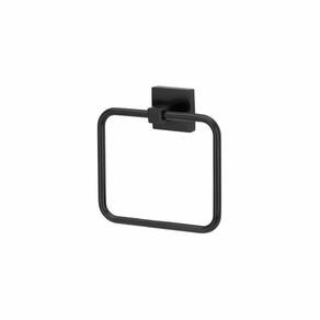 Porta Toalha Rosto -Preto Fosco - Quadra