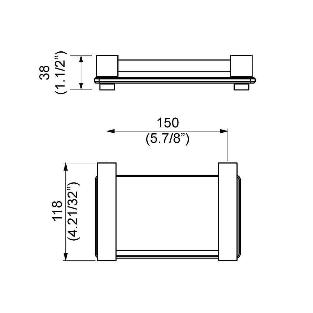 Saboneteira De Parede Perflex Trend 12125010