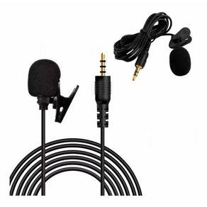 Microfone Lapela Celular Android Universal Com Presilha