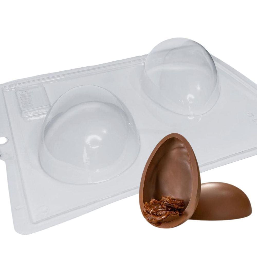 10 Forma Forminha Ovo Páscoa Chocolate Acetato Simples 150g