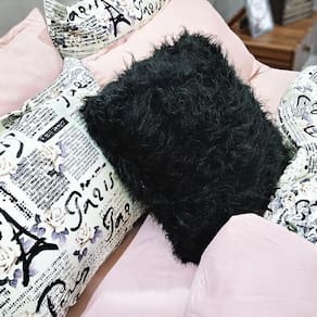 Jogo De Cama Casal King 7 Peças Paris Com Edredom E Almofada