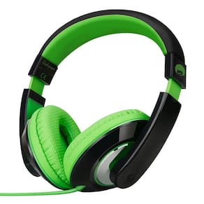 Fones de ouvido rockpapa Comfort Kids Over-Ear com fio de 3,5 mm preto/