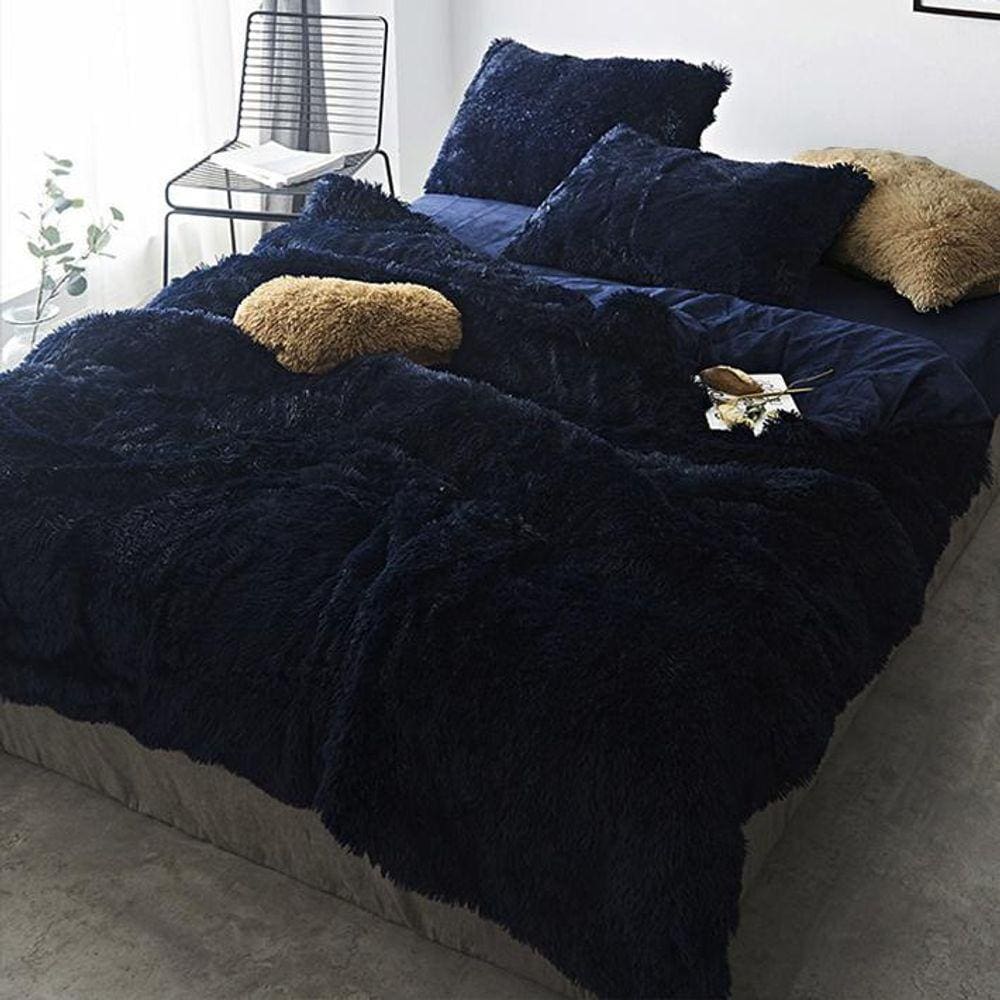 Kit Jogo De Cama Solteiro King 6 Peças Edredom Pelúcia