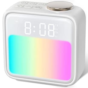 Despertador Samshow Hatch para pessoas que dormem pesado com 6 sons