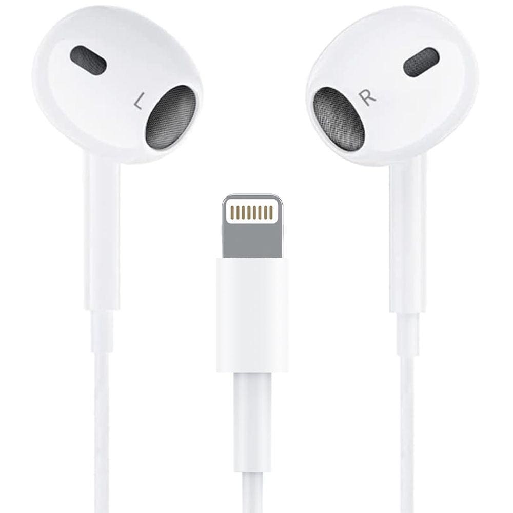 Fones de ouvido com fio com certificação SKYCABLE MFi para com microfone e Vol