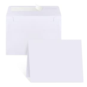 Cartões e envelopes em branco Joyberg 4x6, pacote com 30 brancos