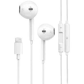 Fones de ouvido SKYCABLE Fones de ouvido com fio com Lightning para Wh