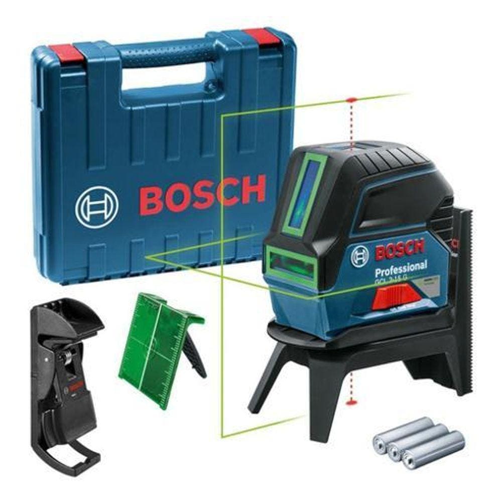 Nível A Laser Profissional - Pontos De Prumo Bosch Gcl 2-15G