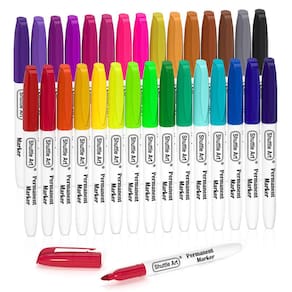 Marcadores permanentes Shuttle Art 30 Colors Fine Point