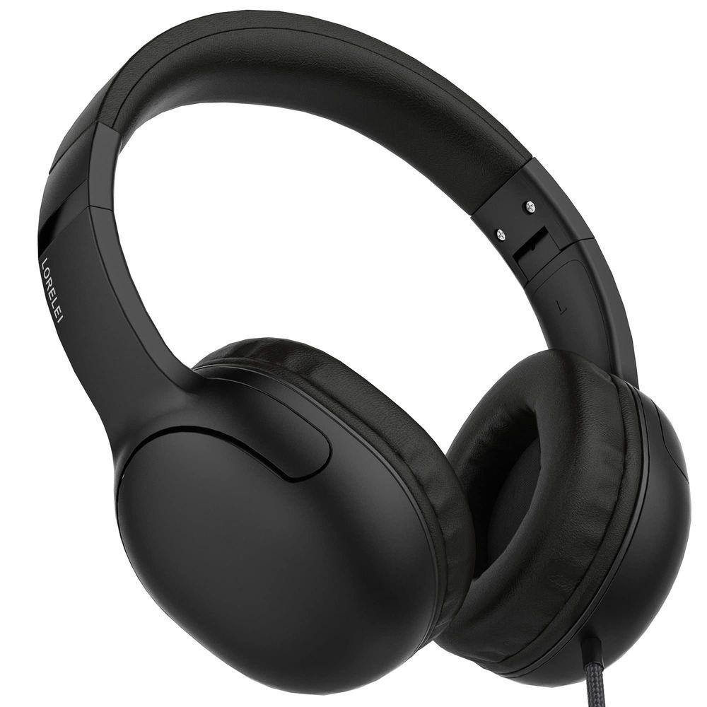 Fones de ouvido LORELEI E5 dobráveis com fio para crianças com conector de 3,5 mm