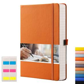 Caderno EMSHOI Lined Journal 256 páginas A5 capa dura laranja