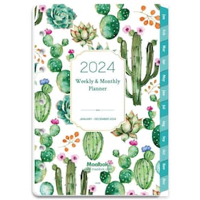 Recargas de agenda MaaiBok 2024, janeiro a dezembro, A5 (14,8 x 21 cm)