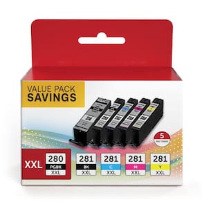 Cartucho de tinta DYEYOY PGI-280XXL/CLI-281XXL para impressora Canon
