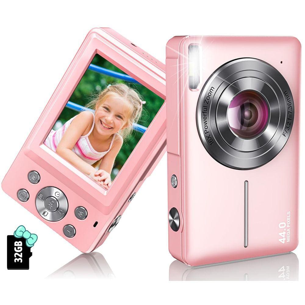 Câmera digital toberto 2024 44MP 1080P para fotografia infantil