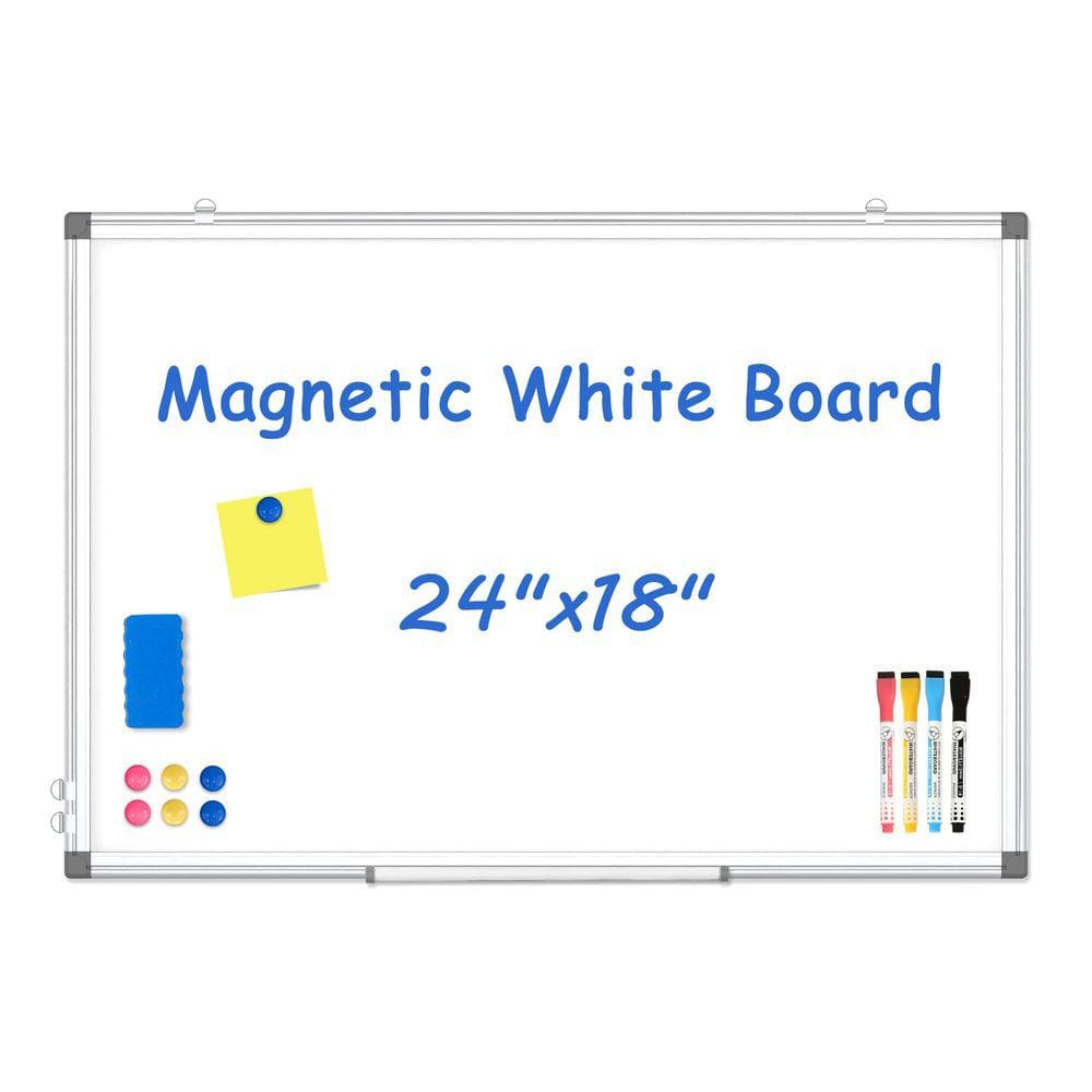 Quadro branco magnético WALGLASS 60x45cm com acessórios