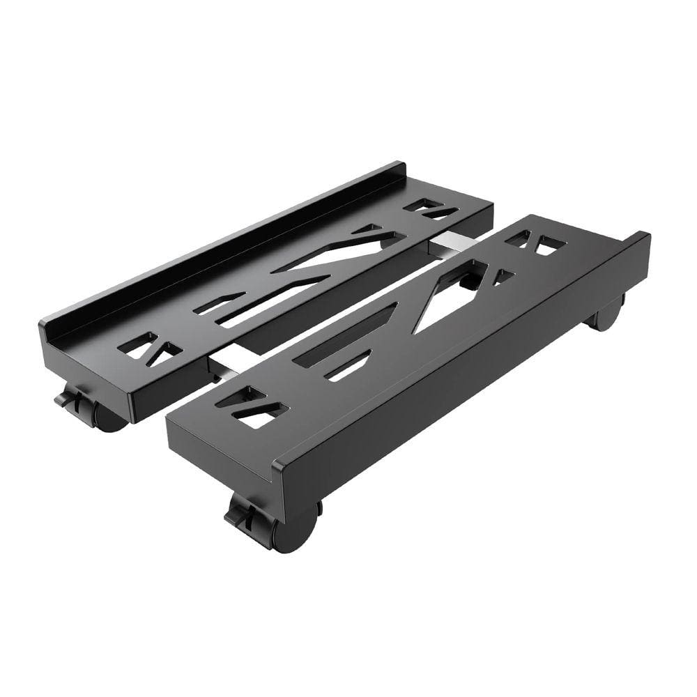 Suporte de CPU móvel ajustável Hovadova para PC Tower (preto)