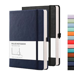Caderno RETTACY College Rule, pacote com 2, 376 páginas, 100 g/m², A5