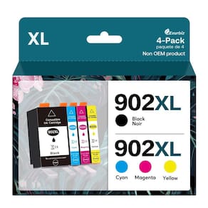Cartucho de tinta Exurbiz 902XL de alto rendimento para HP ejet Pro