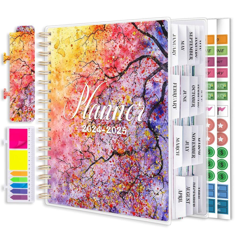 Agenda Montcool 2024-2025 20 x 25 cm 18 meses com Sticky No
